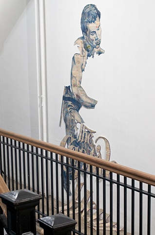 Stairwell 1 Installation: Captive Heart Boyfriend