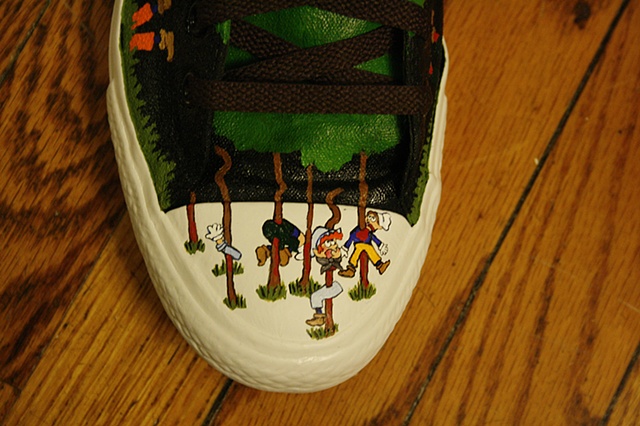 Michael's Summerall Guard Shoes (right detail)