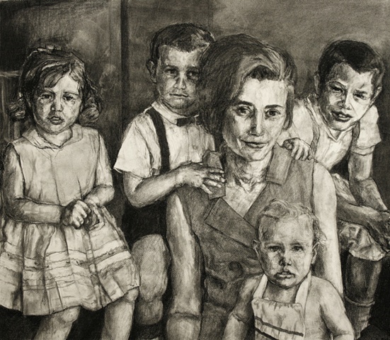 Nita Miller and Her Children
