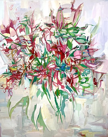 Stargazer lilies (after image)