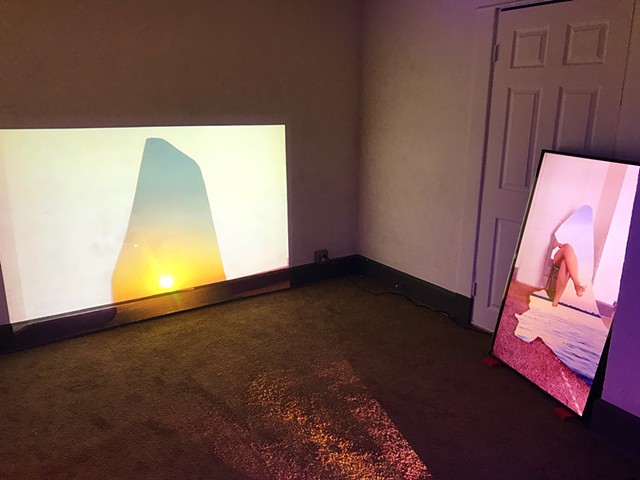 video installation at Sugar Space Gallery, including VR experience