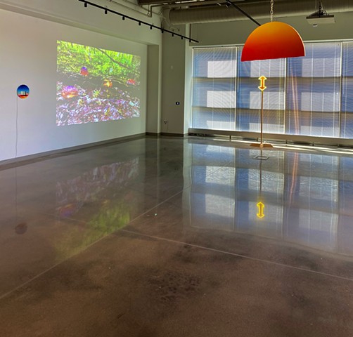 installation view of horizon exhibition