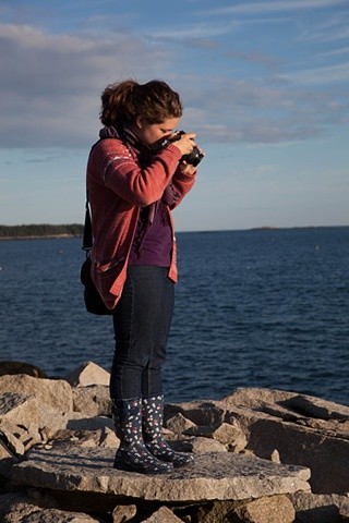April photographing on the coast of Maine.
May-term