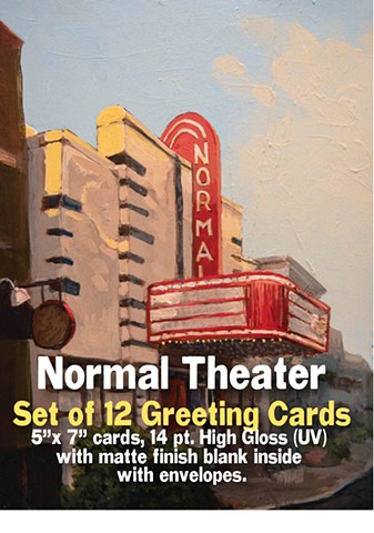 Set of 12 Greeting Cards with Envelopes
12 Normal Theatre
 