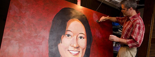 Developing a Large Portrait