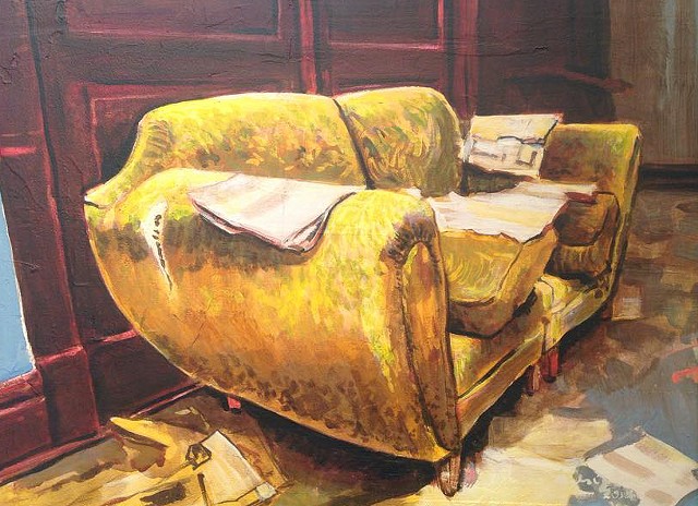 Small Yellow Couch