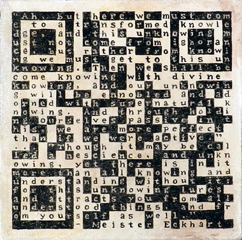 QR Code Mandala, Eric Valosin Postmodern Mysticism art
