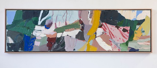 Studio view across the valley (tempo)_oil on canvas_43x143