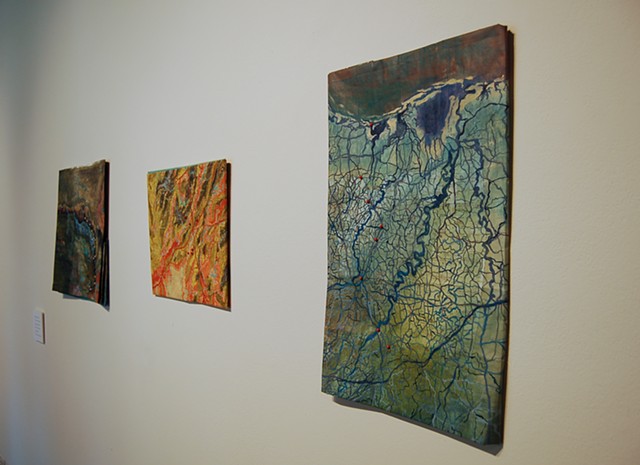 Folded Map Installation View 1