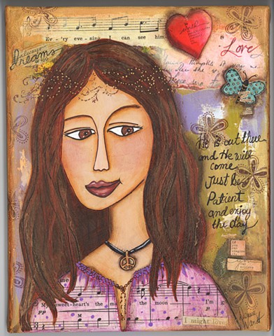 Dreamer of Love Art Print 8 x 10"