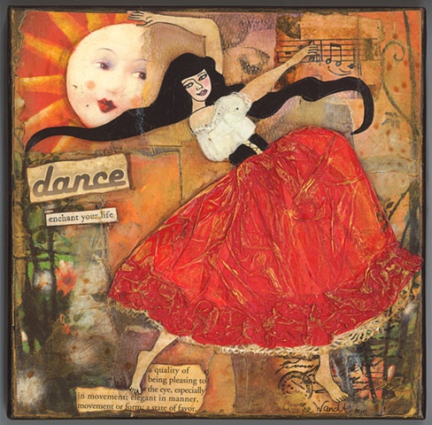 Dance mixed media Collage 