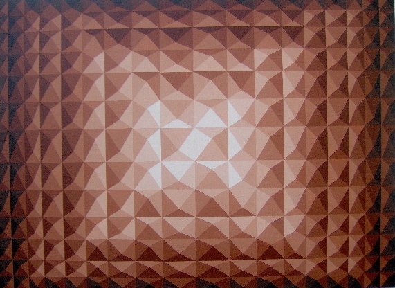 acrylic painting, geometric, abstract, carl lopes