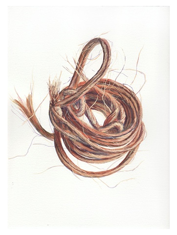 nested twine coil