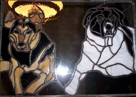 Custom Dogs published in "Stained Glass News"
 