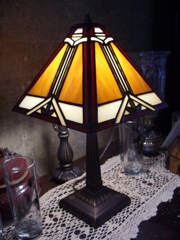 Mission style lamp