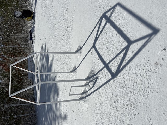 Welded House in Snow