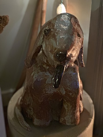 Dog sculpture