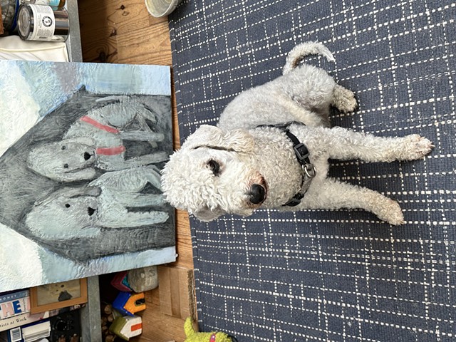 Mavis with Painting