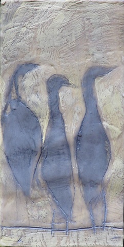 Three Cormorants