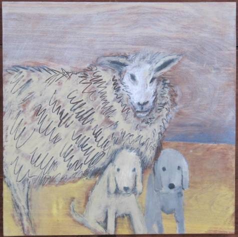 Sheep with Harpo & Maude