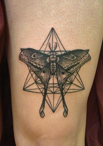 Pointillism Tattoo Animal