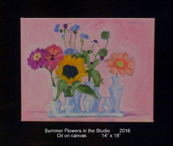 Summer Flowers in the Studio