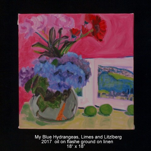 My Blue Hydrangeas, Limes and Litzlberg