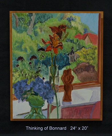 medium size still life/floral and landscape