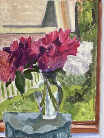 Peonies in the Window