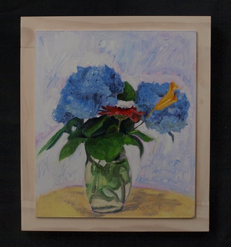 small still life oil painting