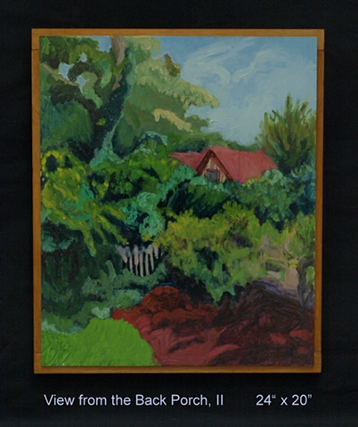 medium size landscape in oil