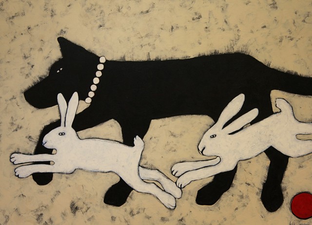 Black Dog, White Rabbits