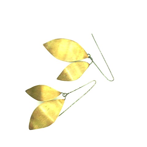 E-HELICOPTER jewelry, leaves, brass, helicopter, seattlemade, dilucedesign, di luce design, jennifer bennett, organic, nature, 