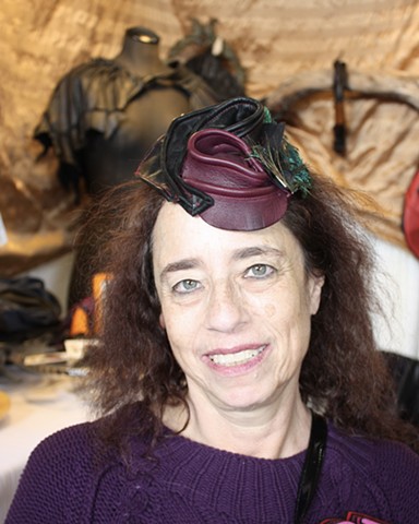 Purple Fascinator 