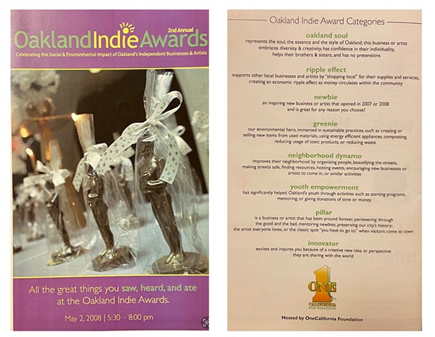Oakland Indies: Innovator Award Finalist 