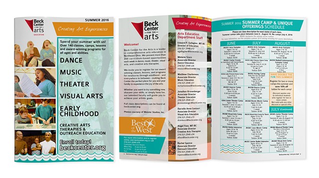 Beck Center Education Catalog