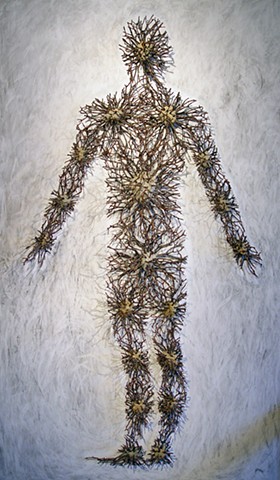 Ian Crawley Art Sculpture Gods Prototype The nature of man "Nerves" by Ian Crawley