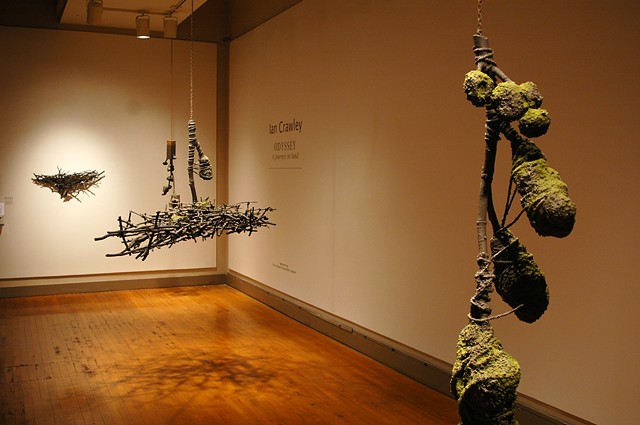 Ian Crawley Art Sculpture Exhibition " Odyssey A journey in land" by Ian Crawley