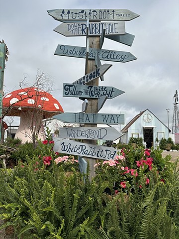 Lost in Wonderland Sign