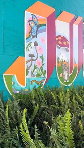 Souvenir Mural Detail