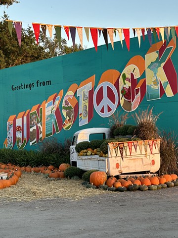 Junkstock Vintage Souvenir Mural