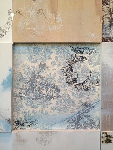 Detail of Toile Installation, Isidore Newman School, New Orleans, LA 