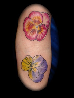 flowers tattoo by tatupaul