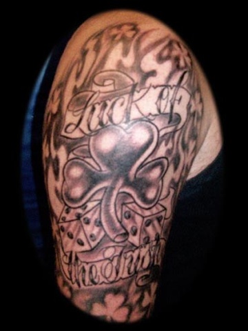 shamrock tattoo by tatupaul.com