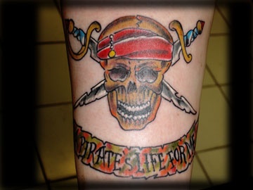 pirates of the carabbian tattoo by tatupaul