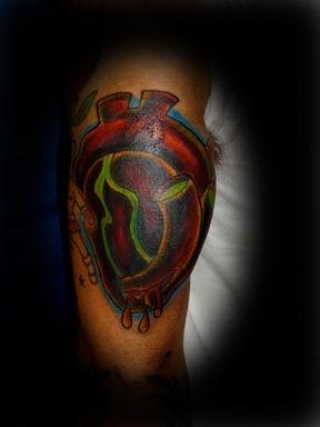  HUMAN HEART tattoo by tatupaul