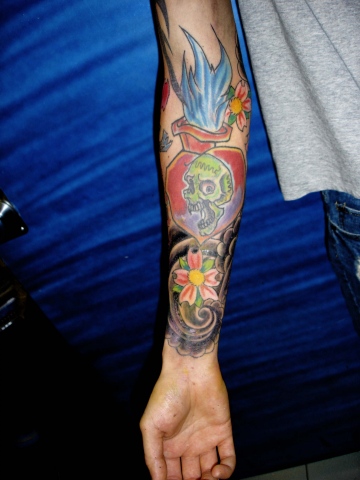 graffitti heart tattoo by tatupaul