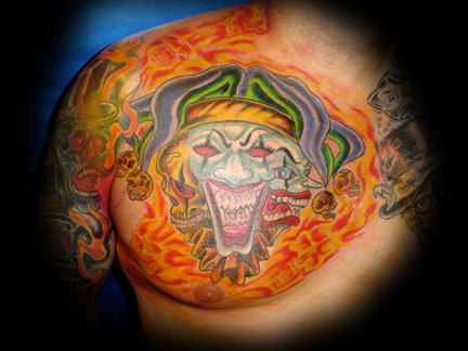 joker tattoo by tatupaul