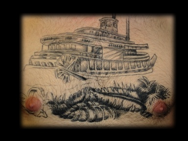 boat tattoo by tatupaul