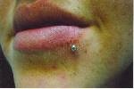 lips piercing by tatupaul